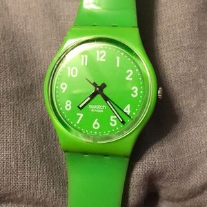 Vintage lime green swatch